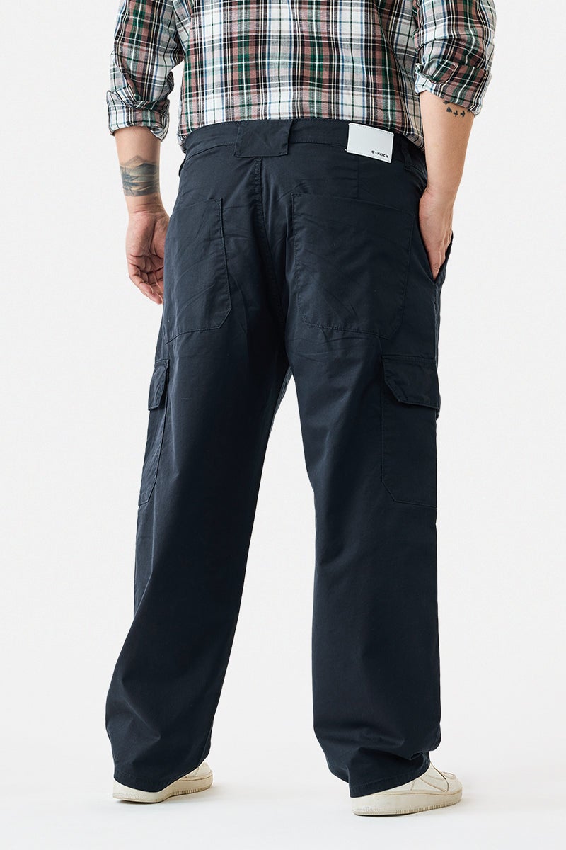 SNITCH Regular Fit Plus Size Stretch Six pockets Cargo Pants - Image 4